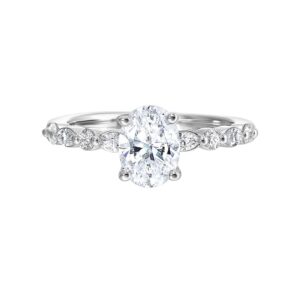 14K PERFECT LOVE SEMI-MOUNT RING W0761ON100SM-4W89