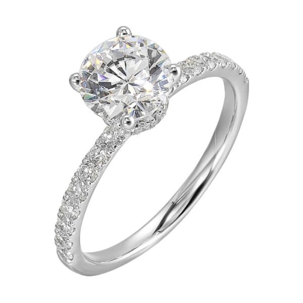 14K PERFECT LOVE SEMI-MOUNT W1271RN100SM-4W89 - Image 3