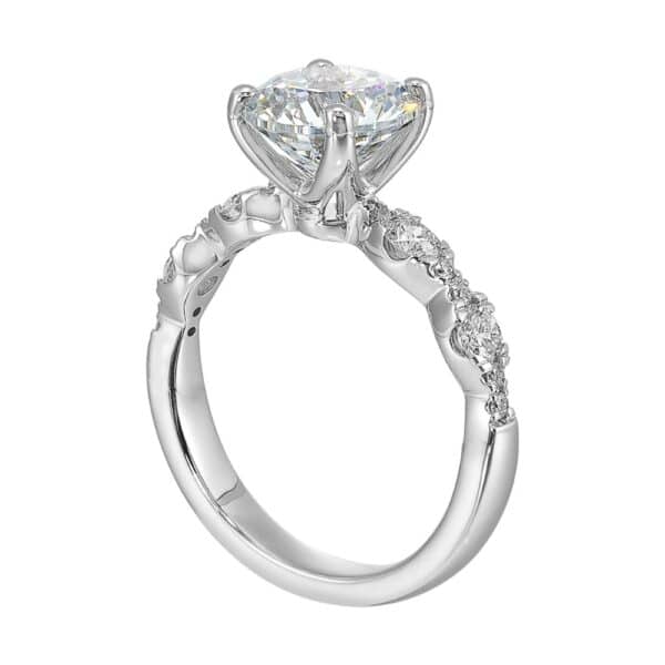 14K PERFECT LOVE SEMI-MOUNT W4291RN200SM-4WB - Image 2