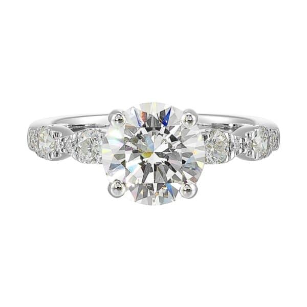 14K PERFECT LOVE SEMI-MOUNT W4291RN200SM-4WB