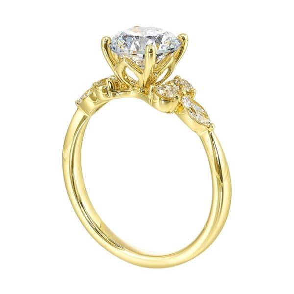 14K PERFECT LOVE SEMI-MOUNT W4171RN150SM-4Y89 - Image 3