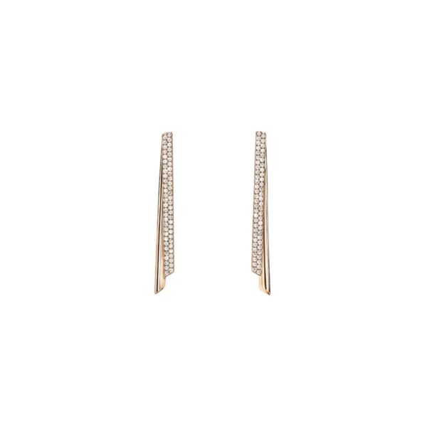 HEARTS ON FIRE INSIDE/OUT DIAMOND STILETTO FLIP EARRINGS UU29968YGHV070