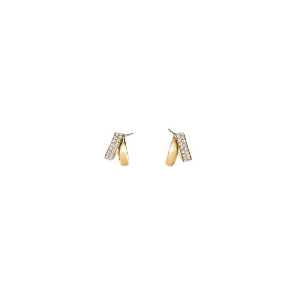HEARTS ON FIRE INSIDE/OUT DIAMOND FLIP EARRINGS UU29108YGHV085