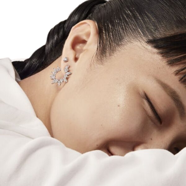 HEARTS ON FIRE THREE-PRONG STUD EARRINGS 3SIE01008Y - Image 3