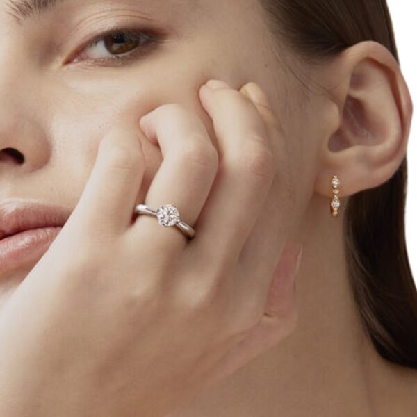 HEARTS ON FIRE BEZEL REGAL HUGGIE HFEBREGH00358Y - Image 3