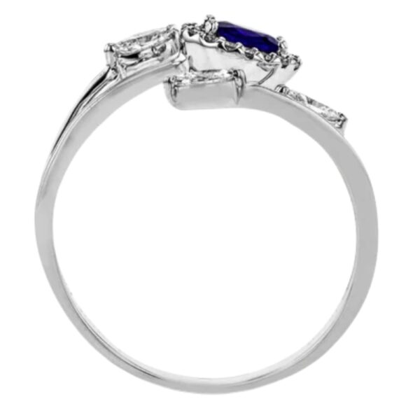 SIMON G. TEMPERA SAPPHIRE AND DIAMOND RING LR2265 - Image 3