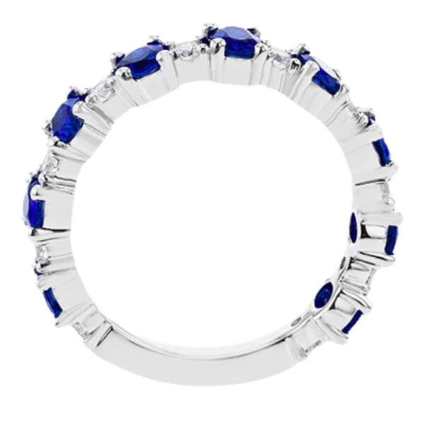 SIMON G. SAPPHIRE AND DIAMOND RING LR4039 - Image 2