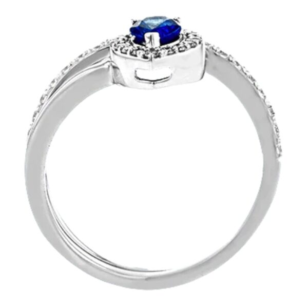 SIMON G. SAPPHIRE AND DIAMOND RING LR2334 - Image 3