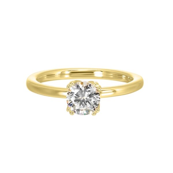 14K YELLOW GOLD SOLITAIRE SEMI MOUNT W0350RN200SM-4Y