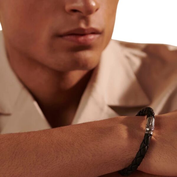 JOHN HARDY LEATHER BAMBOO STATION BRACELET BM5161BLXUXL - Image 3