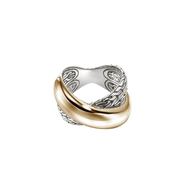 JOHN HARDY ESSENTIAL CROSSOVER RING RZZ98717X7