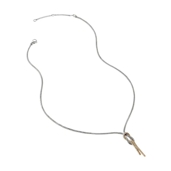 JOHN HARDY LOVE KNOT Y NECKLACE NZZ98683X16-18 - Image 3