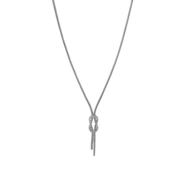 JOHN HARDY LOVE KNOT Y NECKLACE NB98683X16-18