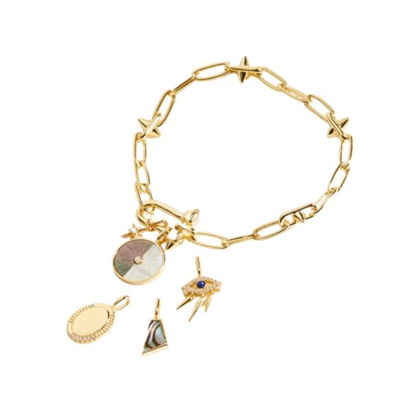 ANIA HAIE GOLD OVAL CHARM NC048-16G - Image 2