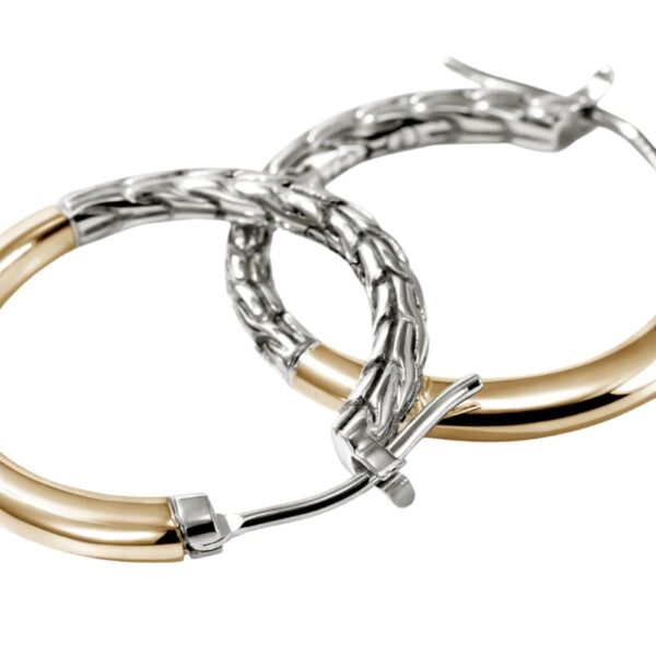 JOHN HARDY ESSENTIAL HOOP EARRINGS EZZ98720 - Image 2