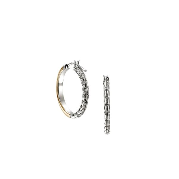 JOHN HARDY ESSENTIAL HOOP EARRINGS EZZ98720 - Image 3