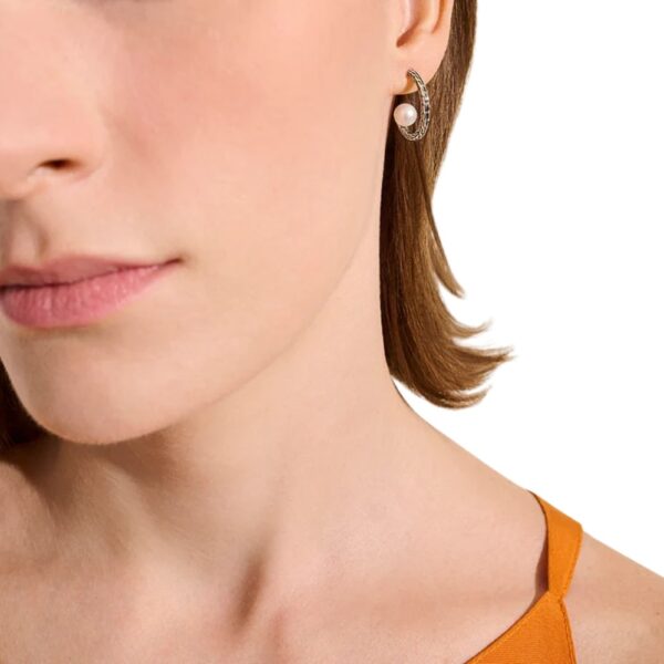 JOHN HARDY ESSENTIAL PEARL HOOP EARRING EB987271 - Image 4