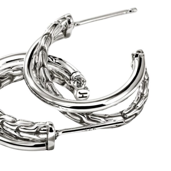 JOHN HARDY ESSENTIAL CROSSOVER EARRINGS EB98714 - Image 2