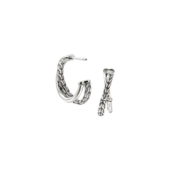 JOHN HARDY ESSENTIAL CROSSOVER EARRINGS EB98714 - Image 4