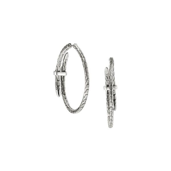 JOHN HARDY SPEAR HOOP EARRINGS EBP9012472DI - Image 3
