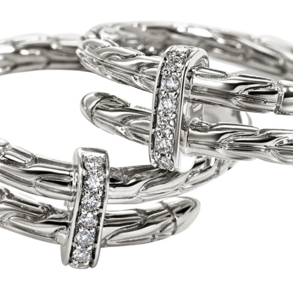 JOHN HARDY SPEAR HOOP EARRINGS EBP986742DI - Image 2