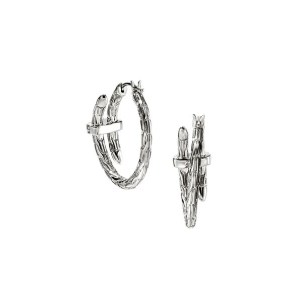 JOHN HARDY SPEAR HOOP EARRINGS EBP986742DI - Image 4