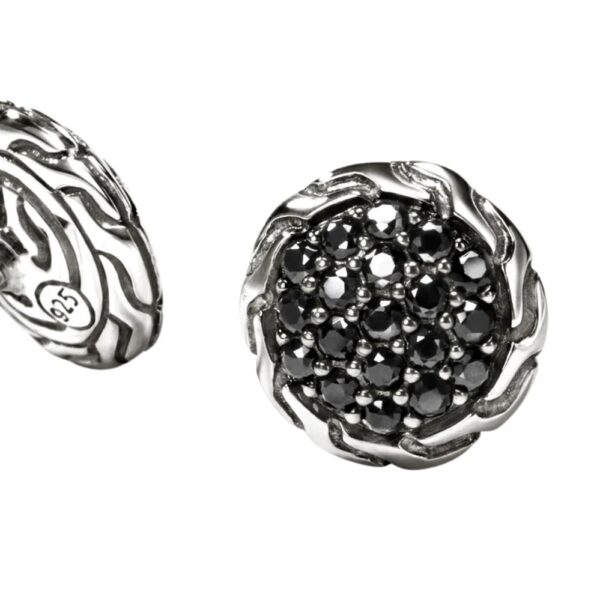 JOHN HARDY ESSENTIAL PAVE STUD EARRINGS EBS987024BLS - Image 2