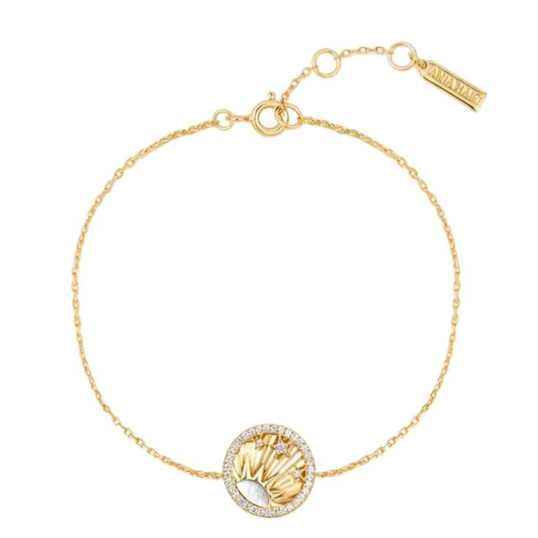 GOLD SHINY SUN STARS BRACELET B059-04G - Image 2