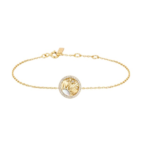 GOLD SHINY SUN STARS BRACELET B059-04G