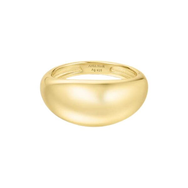 GOLD BOLD DOME RING R062-01G-54