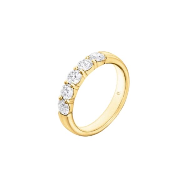HEARTS ON FIRE SIGNATURE 5-STONE BAND UU29428YGHV0456500 - Image 2