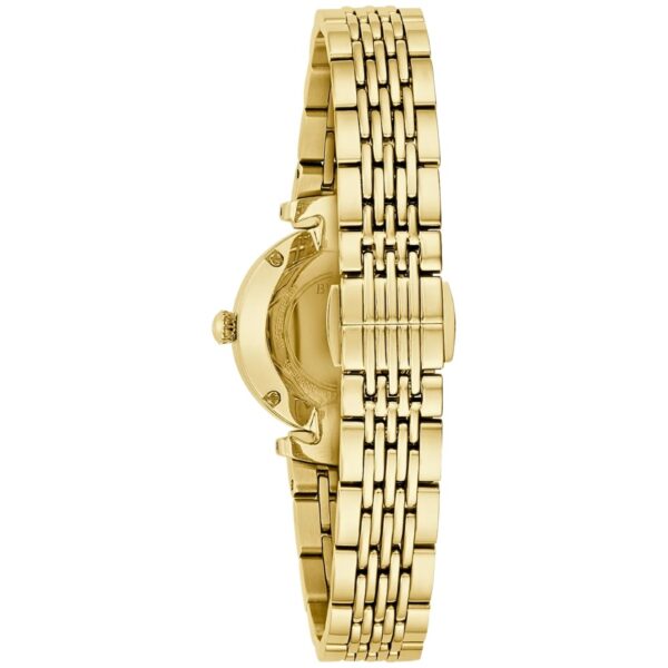 BULOVA GOLD-TONE DIAMOND WATCH 97P176 - Image 3