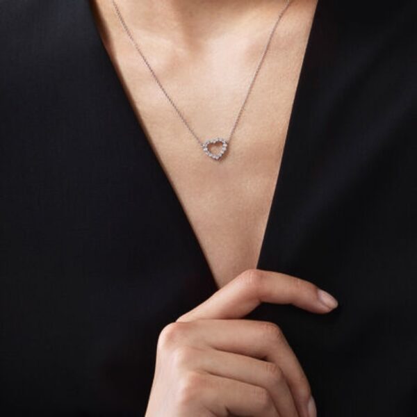 HEARTS ON FIRE SIGNATURE HEART PENDANT - MEDIUM HFPSIGH00398W - Image 2