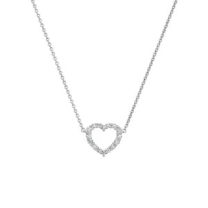 HEARTS ON FIRE SIGNATURE HEART PENDANT - MEDIUM HFPSIGH00398W