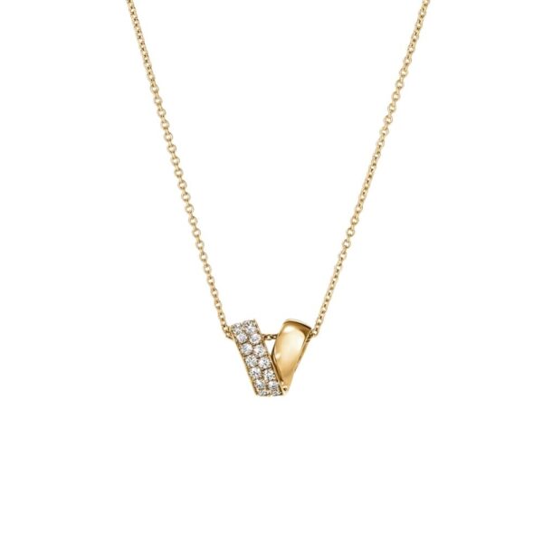 HEARTS ON FIRE INSIDE OUT SPIRAL DIAMOND PENDANT UU29198YGHV0401800