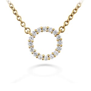 HEARTS ON FIRE SIGNATURE CIRCLE PENDANT - SMALL HFPSIGC00128Y