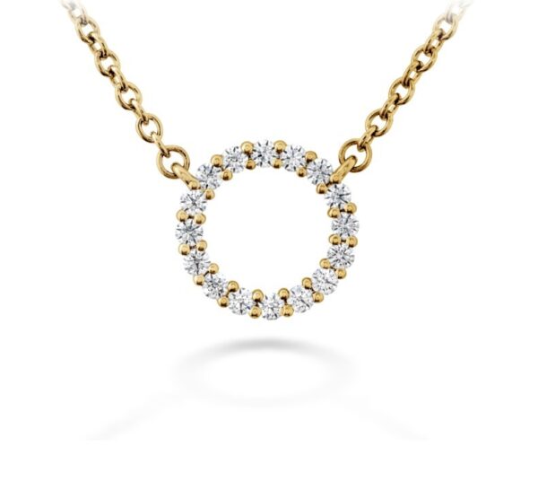 HEARTS ON FIRE SIGNATURE CIRCLE PENDANT - SMALL HFPSIGC00128Y