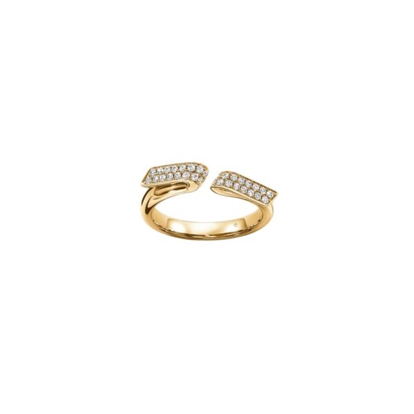 HEARTS ON FIRE INSIDE/OUT DIAMOND FLIP OPEN RING UU29938YGHV0156500