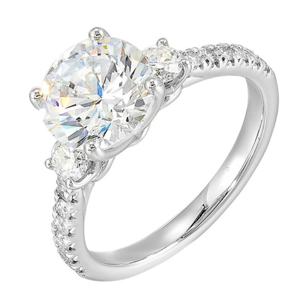 WHITE GOLD PERFECT LOVE SEMI MOUNT W4821RN200SM-4W89