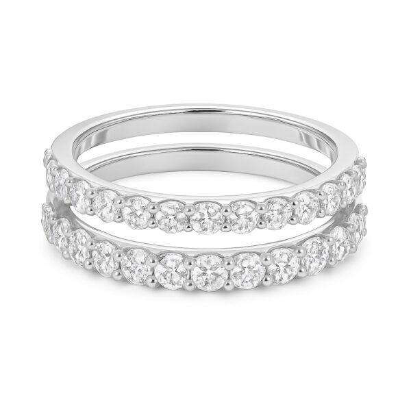 14K WHITE GOLD DIAMOND JACKET W2800IN