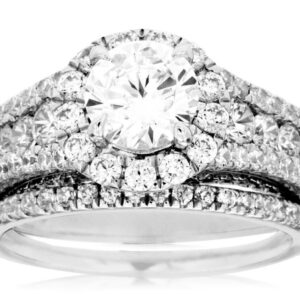 14K SEMI-MOUNT WEDDING SET WC7633S