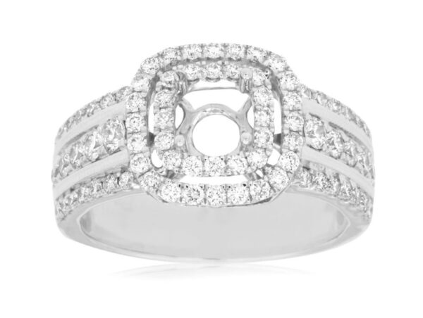 14K SEMI-MOUNT WEDDING SET WC7688S