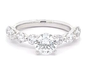 14K WHITE GOLD DIAMOND SEMI-MOUNT 8002XN