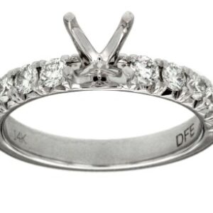 14K WHITE GOLD DIAMOND SEMI-MOUNT W997AN