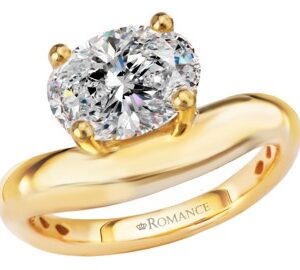 14K YELLOW GOLD HIDDEN HALO DIAMOND SEMI-MOUNT 160276-OV200Y