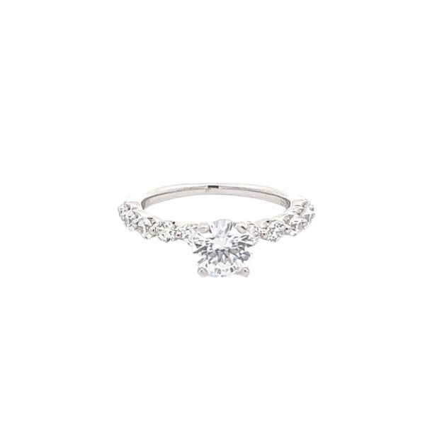 14K WHITE GOLD SEMI-MOUNT W2803AN