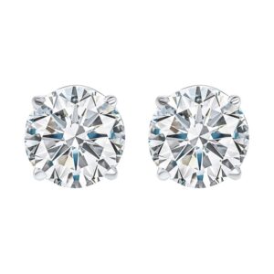 WHITE GOLD DIAMOND EARRINGS SE3030-4WF
