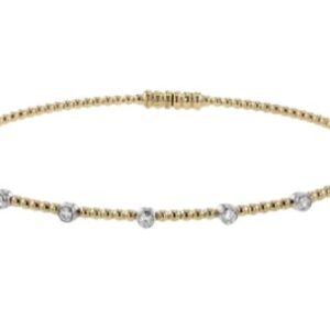 SIMON G. BANGLE IN 18K GOLD WITH DIAMONDS LB2520-Y
