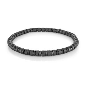 ITALGEM STEEL BEAD BRACELET BB-378-8