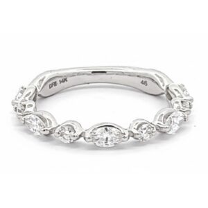 WHITE GOLD DIAMOND WEDDING BAND W901491